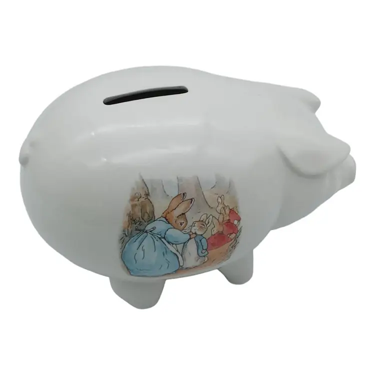 Vintage Wedgwood Peter Rabbit Piggy Bank 1993