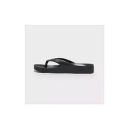 Shade & Shore Traci Footbed Sandals in Black 6