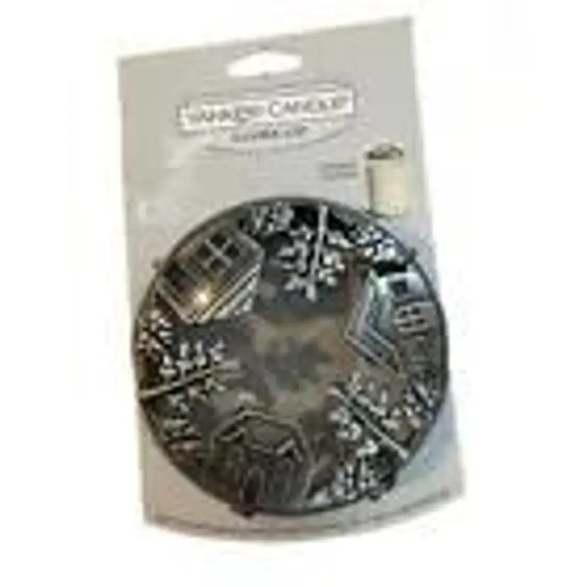 Yankee Candle ILLUMA LID JAR CANDLE TOPPER "Home Sweet Home" Family Friends Home - NEW