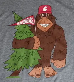 Washington State Cougars Sasquatch t-shirt NEW College Football sweatshirt hat