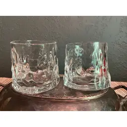 #01 Barware Whiskey Swirling Glasses Non Flat Bottom