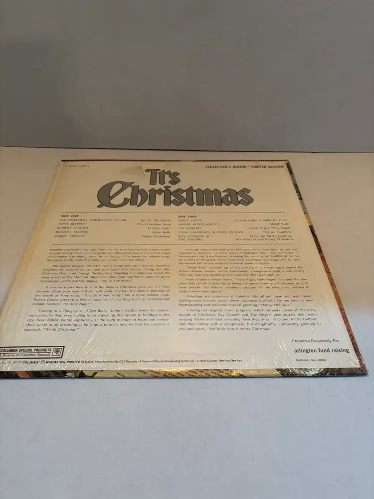 Vintage Vinyl "It's a Christmas Collector's Album Limited Edition" 1973 Columbia