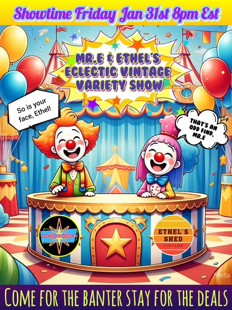 We're Back! Join us for chaos, banter & amazing vintage items!