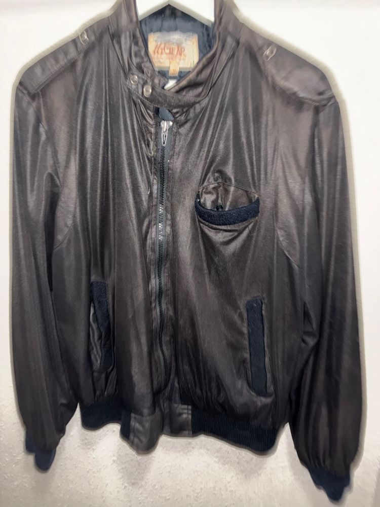 Leather Tensil M Bomber Jacket Vintage