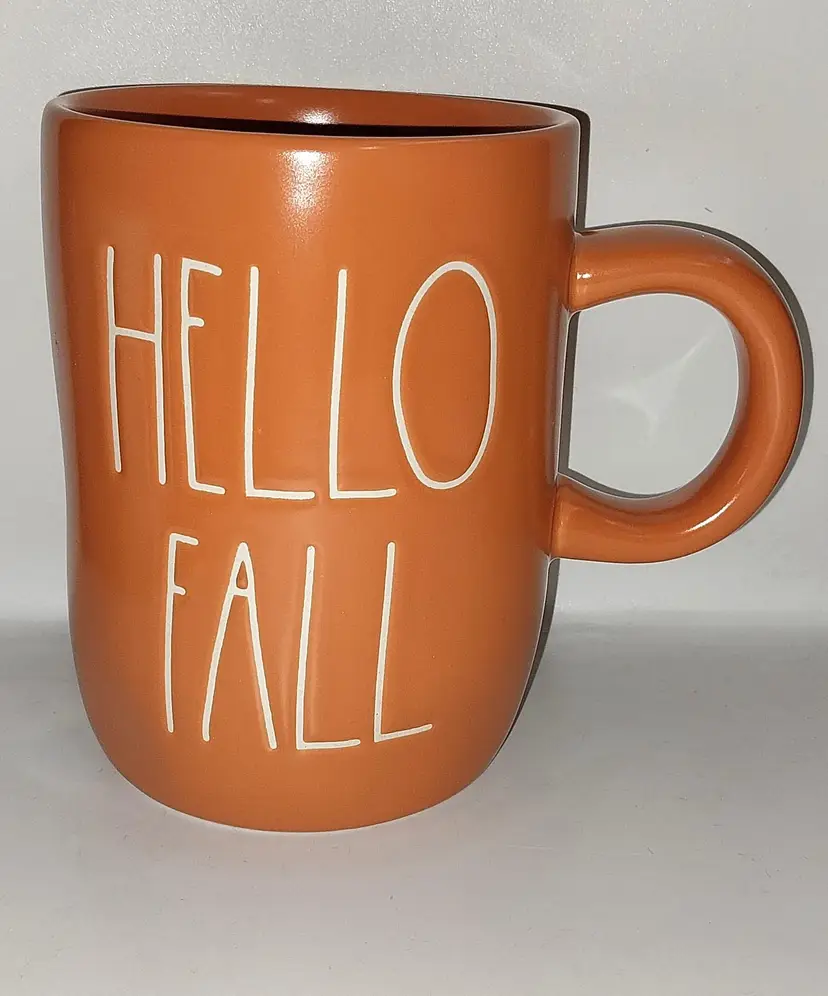 Rae Dunn Retired HTF, HELLO FALL Mug, NEW/UNUSED