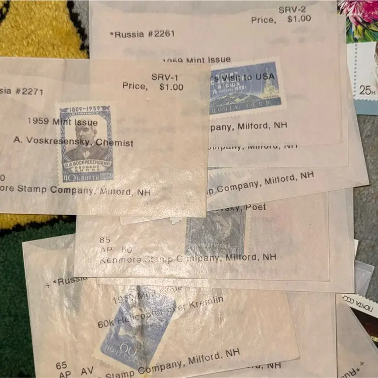 Stamps Vintage Face Value Over 100