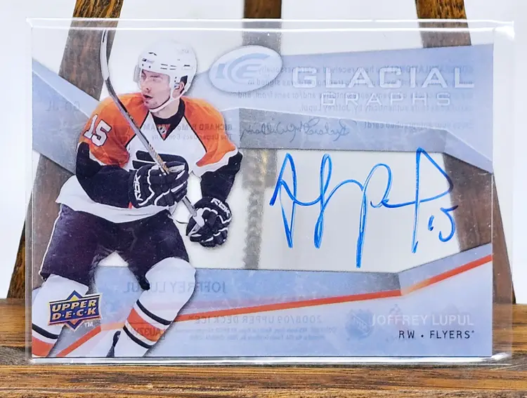 2008-09 Upper Deck Ice Glacial Graphs Joffrey Lupul #GG-JL Auto Autograph Flyers