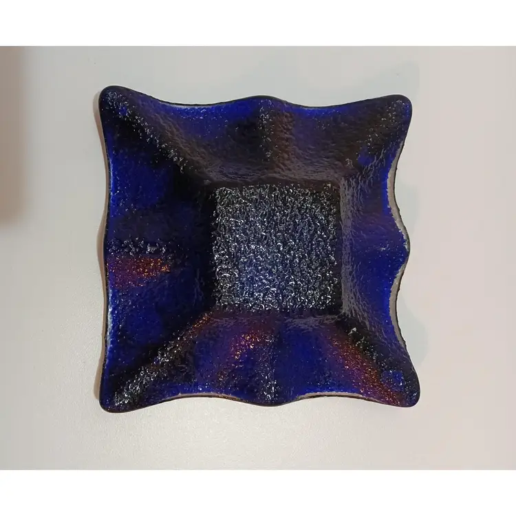 Millefiori Art Glass Trinket Dish