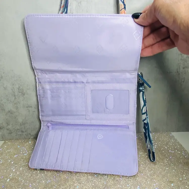Vera Bradley Clutch Wallet, Lavender