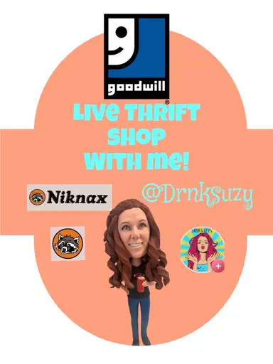 Live Thrift Shopping With Drnksuzy!