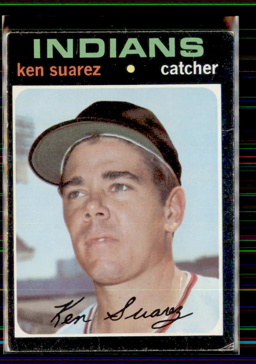 Ken Suarez 1971 Topps #597 - Cleveland Indians - (pk8-506)