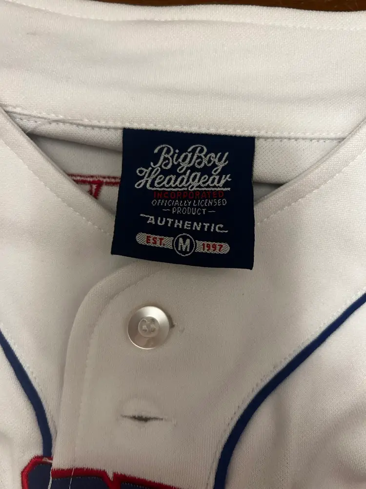 Big Boy headgear NLBM Atlanta Black Crackers in White Size M Baseball