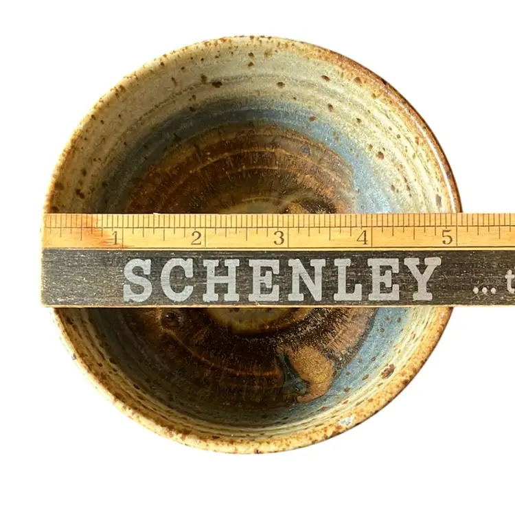 Vintage Signed Handmade Pottery Bowl