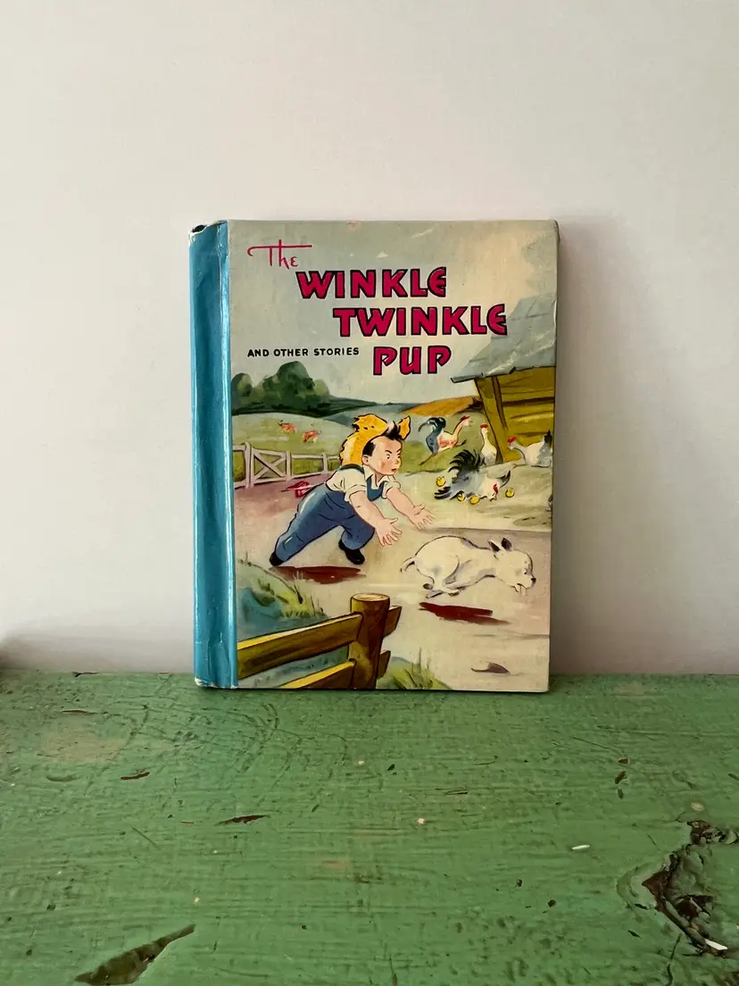 1941 The Winkle Twinkle Pup and Other Stories. Illustrated by Sari. Published by McLoughlin Bro. Vintage Childrens Book. Excellent Condition