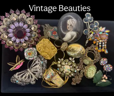 Summer Sale- Vintage Beauties - High End Jewelry From The Past