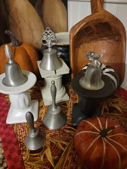 Pewter Bells Set of Five