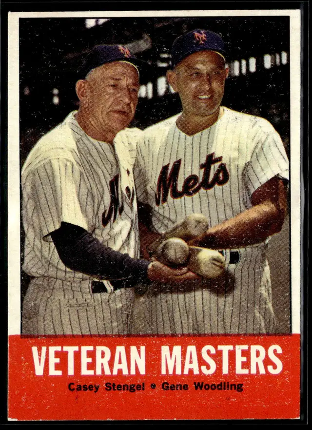 #113 Casey Stengel 1963 Topps #43 *LIVE AUCTION*