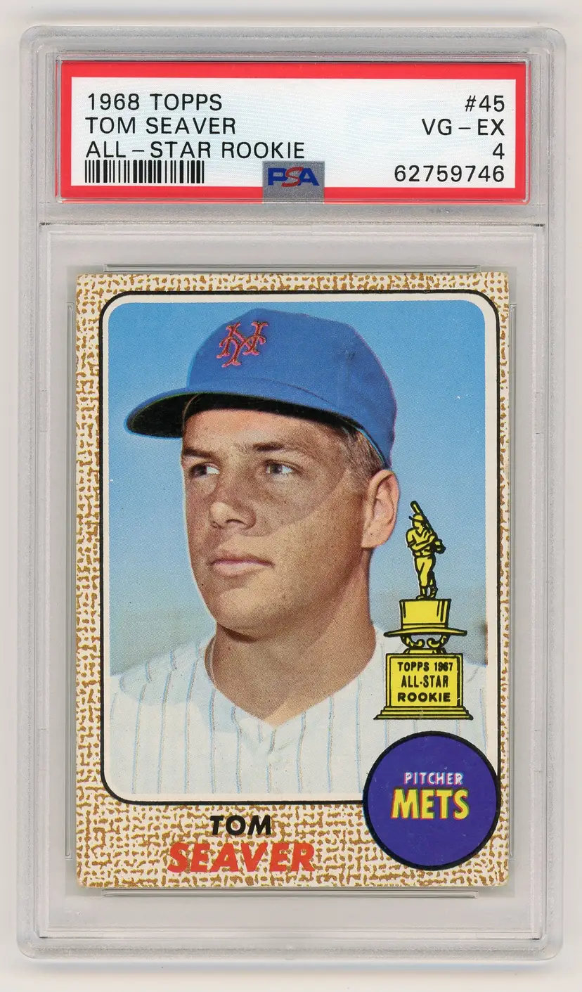 Tom Seaver 1968 Topps All-Star Rookie #45 PSA 4 VG-EX NY Mets HOF