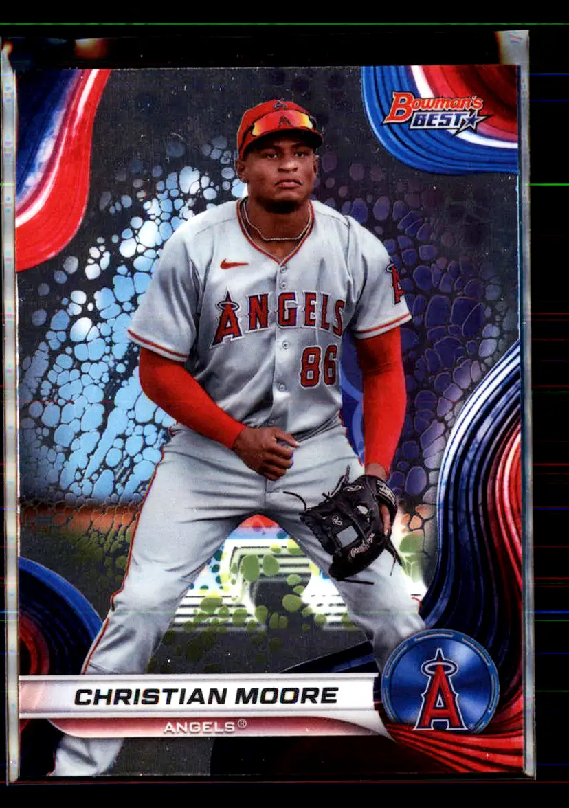Christian Moore 2024 Bowman's Best Top Prospects #TP-9 - (113) - Los Angeles Angels
