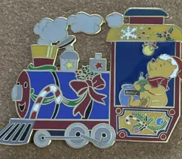 DISNEY PIN - WINNIE THE POOH TRAIN - 5 PIECE SET - DISNEY AUCTIONS