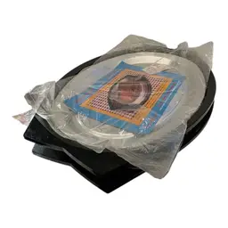 Vintage Nordic Ware Cast Aluminum Platter & Holder Set Of 2 - Model 516