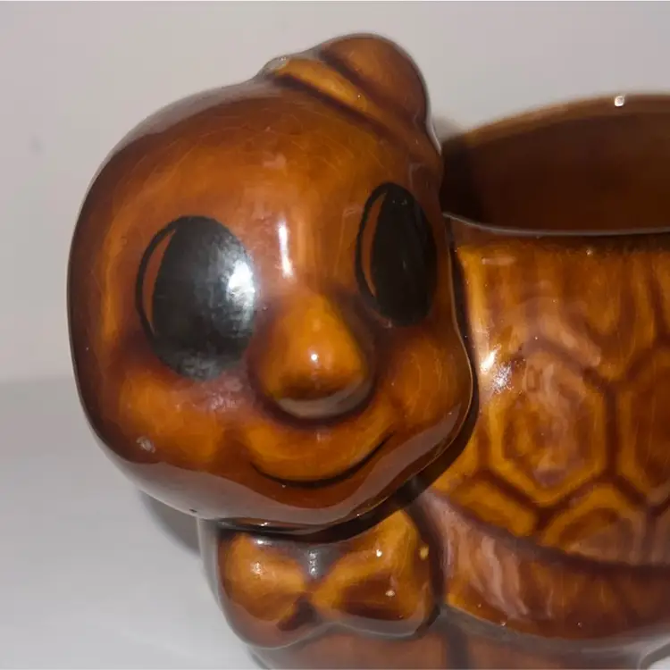 Vintage Turtle Planter