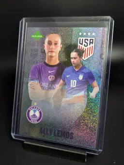 2025 Parkside NWSL/USWNT Club and Country Shimmer Foil Ally Lemos Orlando Pride