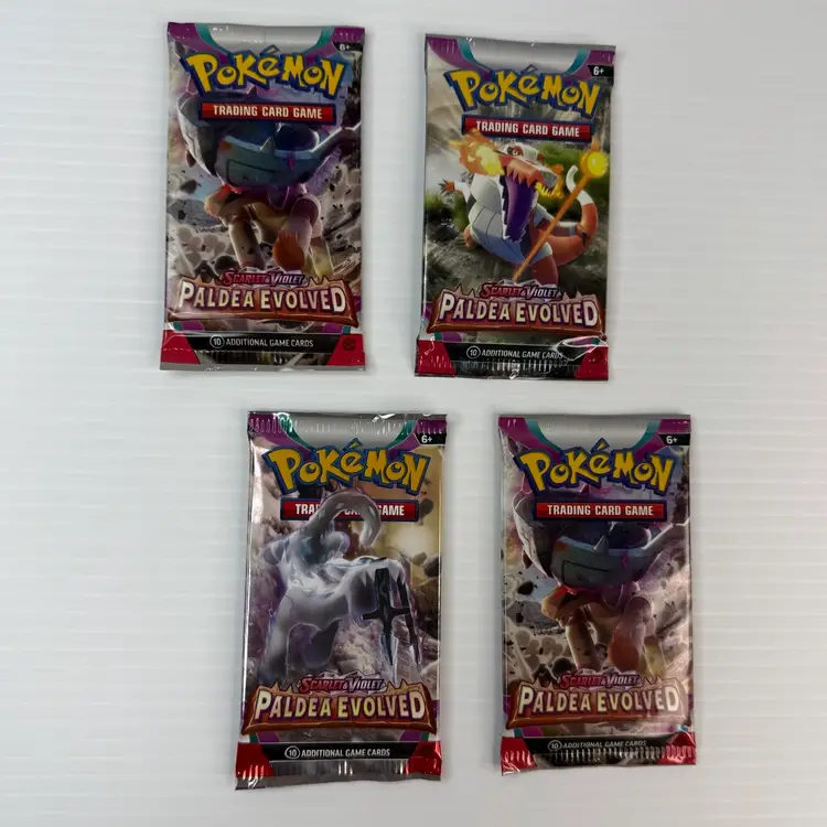 Pokemon Paldea Evolved Booster Packs x4 Scarlet & Violet New