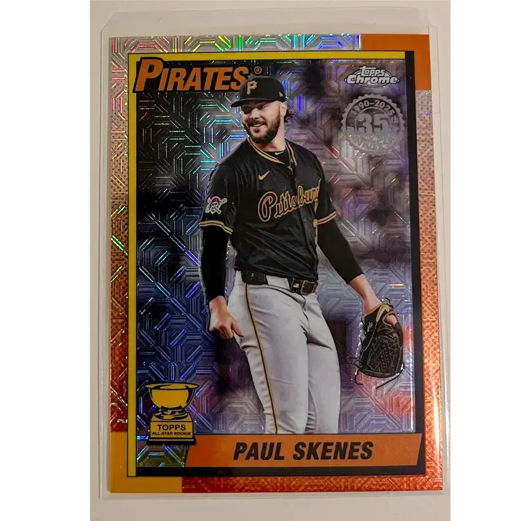 Paul Skenes 1990 Topps Silver Pack Rookie Cup Pittsburgh Pirates