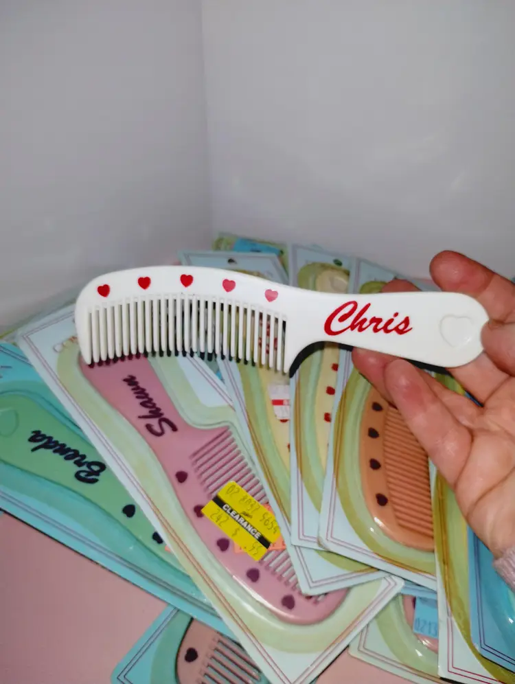 Vintage 80's Personalized Combs x29 NEW