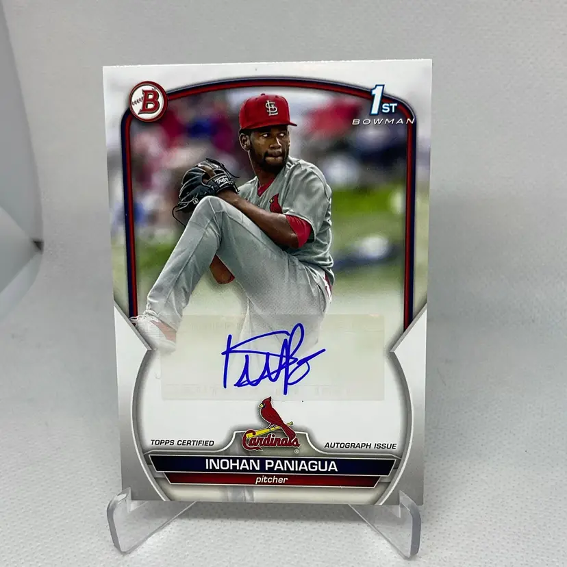 Inohan Paniagua 2023 Bowman Autograph 1st
