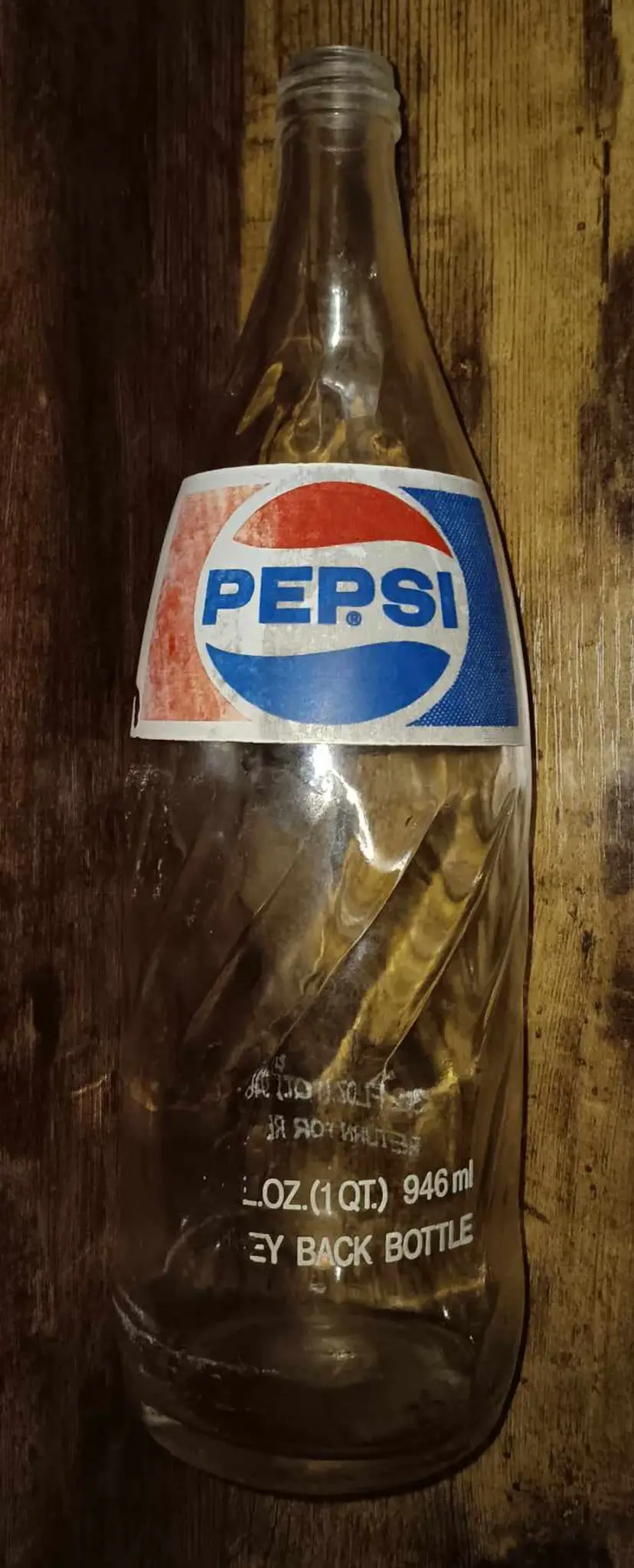 Vintage Glass Pepsi Bottle