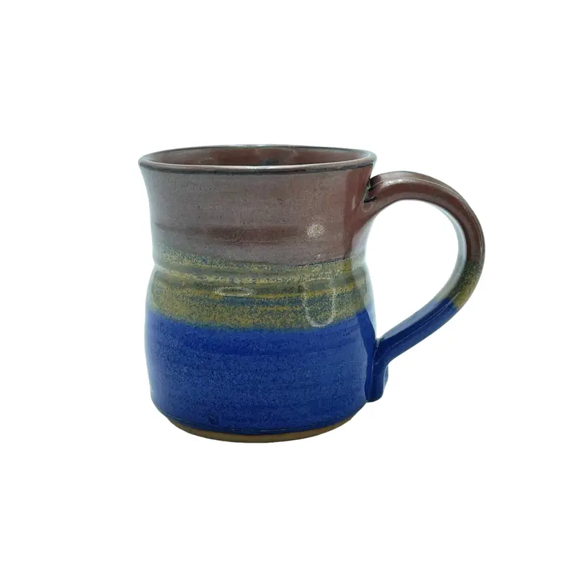Handmade Studio Art Pottery Coffee Mug Cup Signed Drinkware Kitchenware