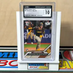 2 Jackson Merrill #4 CGC 10 2024 Topps Now San Diego Padres
