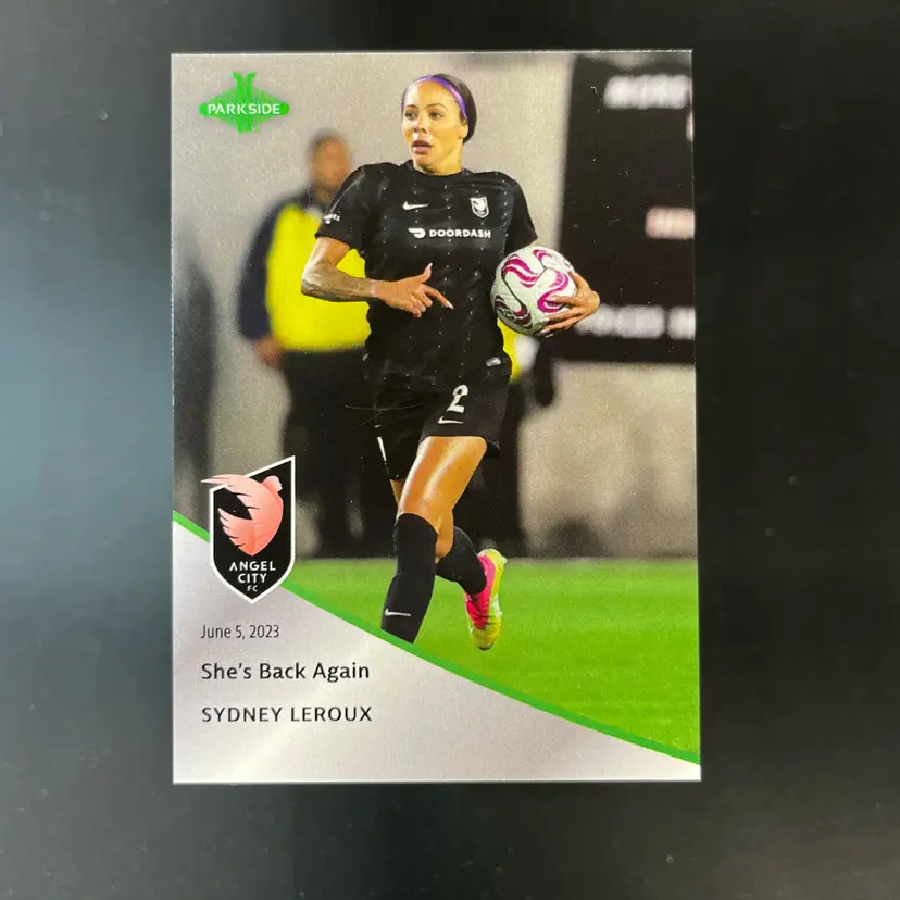 Sydney Leroux 2023 Parkside Pronto NWSL Silver /10 Angel City FC Soccer Card