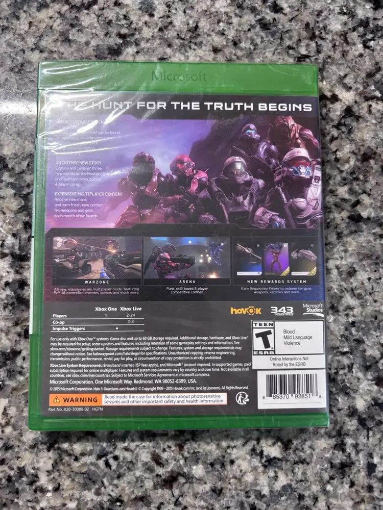 Halo 5 Sealed New