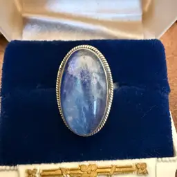 Sterling Silver Labradorite Size 8 Ring