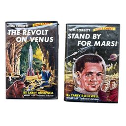 20. Pair Of 1950s Tom Corbett Space Cadet Hardcover Books