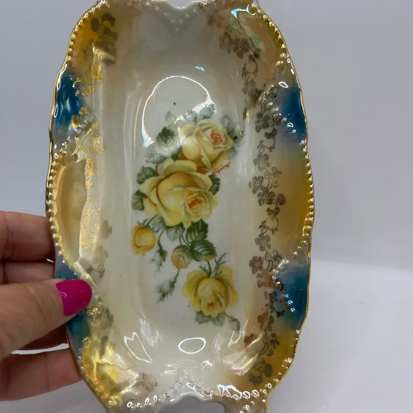 German Relish Dish 8 1/2x 4 1/2