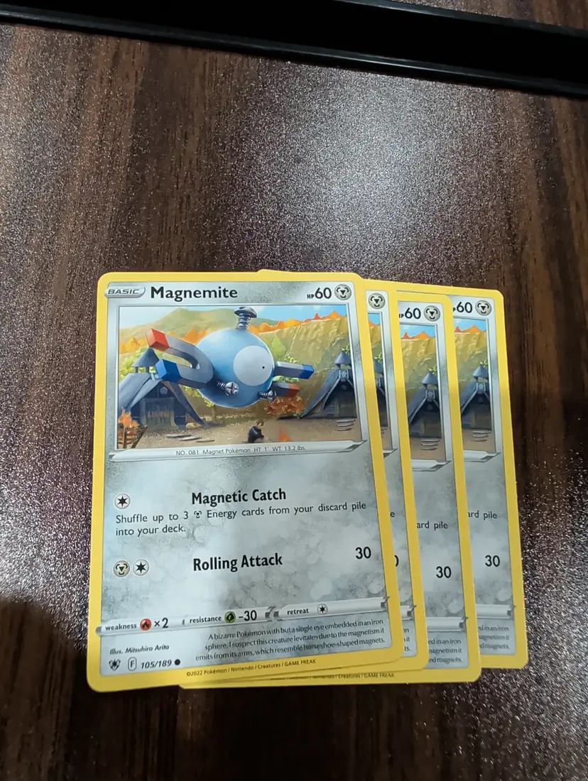#01 Magnemite custom 3d art card