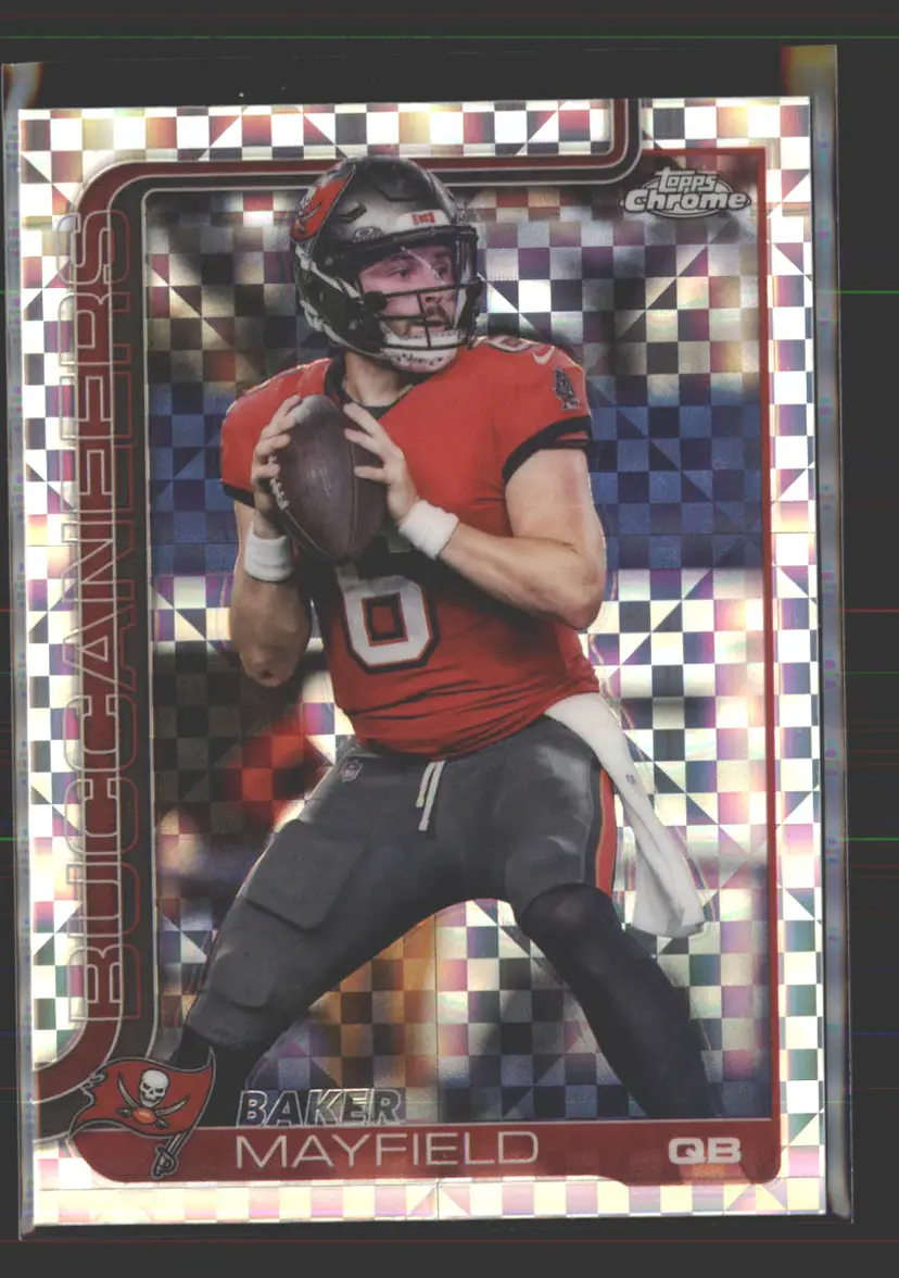 Baker Mayfield 2025 Topps Chrome X-Fractor #281 - (142) - Tampa Bay Buccaneers