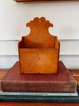 Handmade Wood Hanging Candle Box