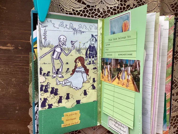 Wizard of Oz VHS tape cover journal