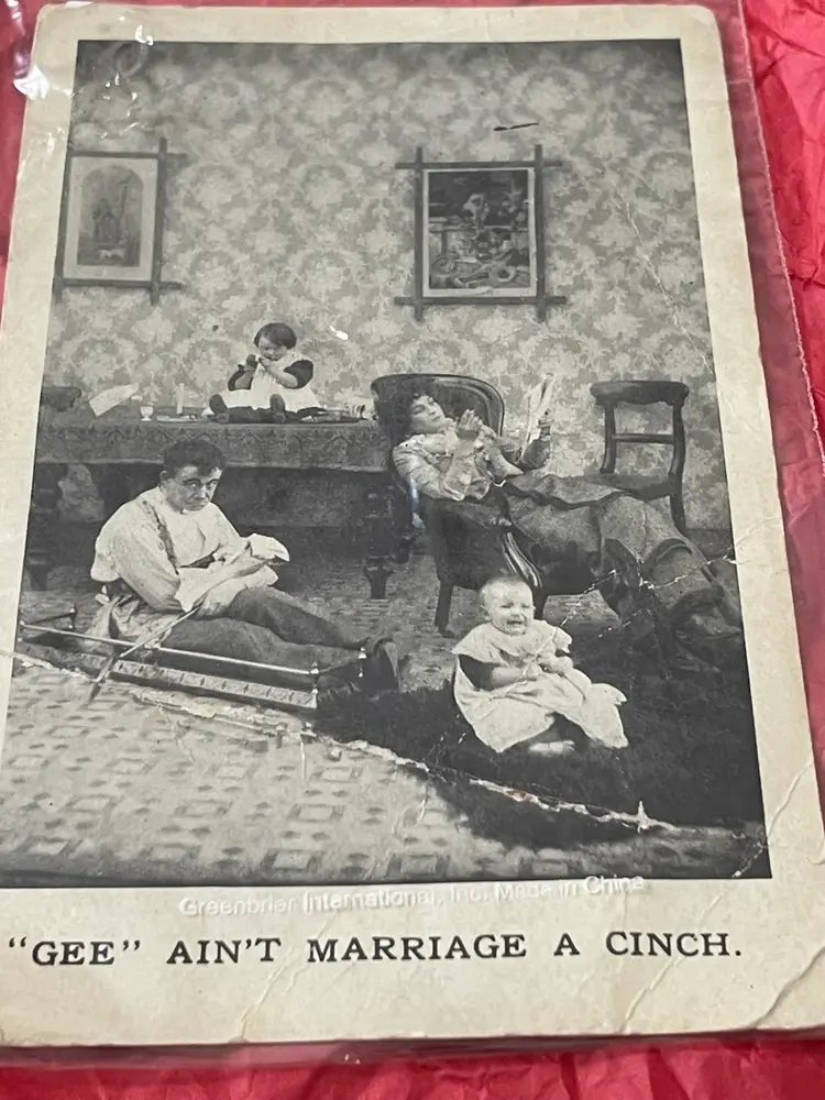 Early 1900’s Family Postcard