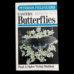 1992 A Field Guide To Eastern Butterflies By Paul A. Opler, The Peterson Field Guide Series, Butterfly Reference Book, Vintage Butterfly Ephemera
