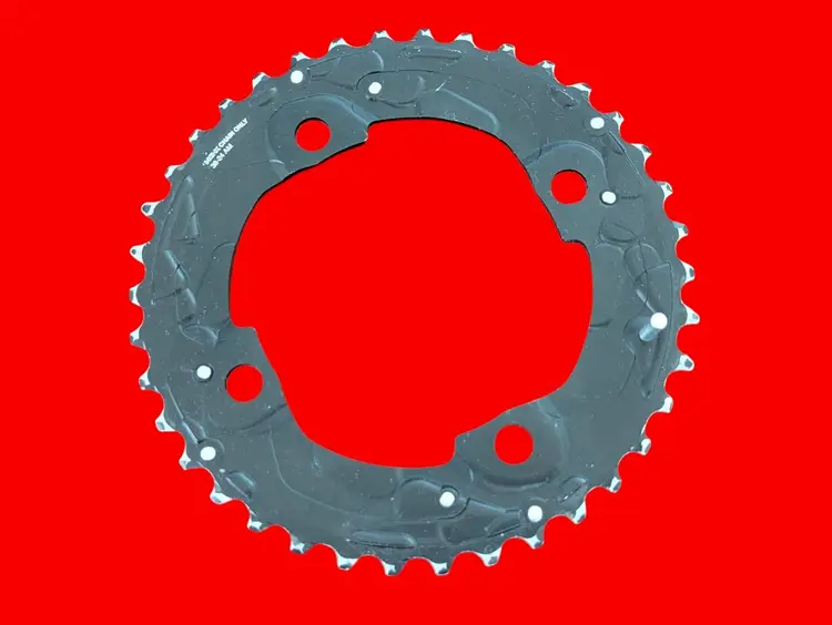 SHIMANO Deore FC-M615 Front Chainwheel Chainring 10 Speed 38-24AM Gear 4 Bolt