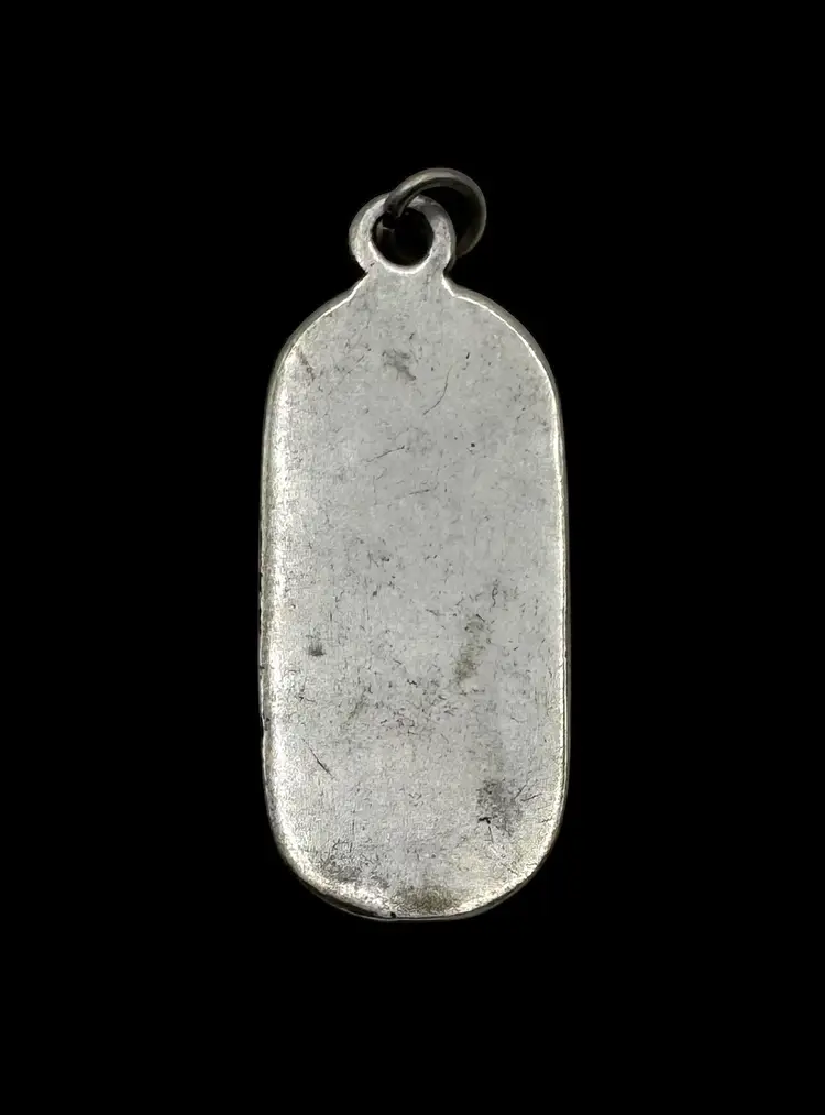 Tibetan Buddhist Vajra Dorje Symbol Pendant Charm Silver Tone Buddhism 1.5”