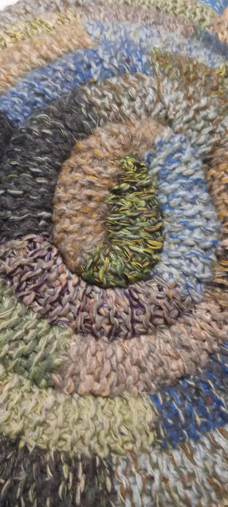 Handmade Round Chair Covers Set Of 4 Tie On Multicolor Beauties