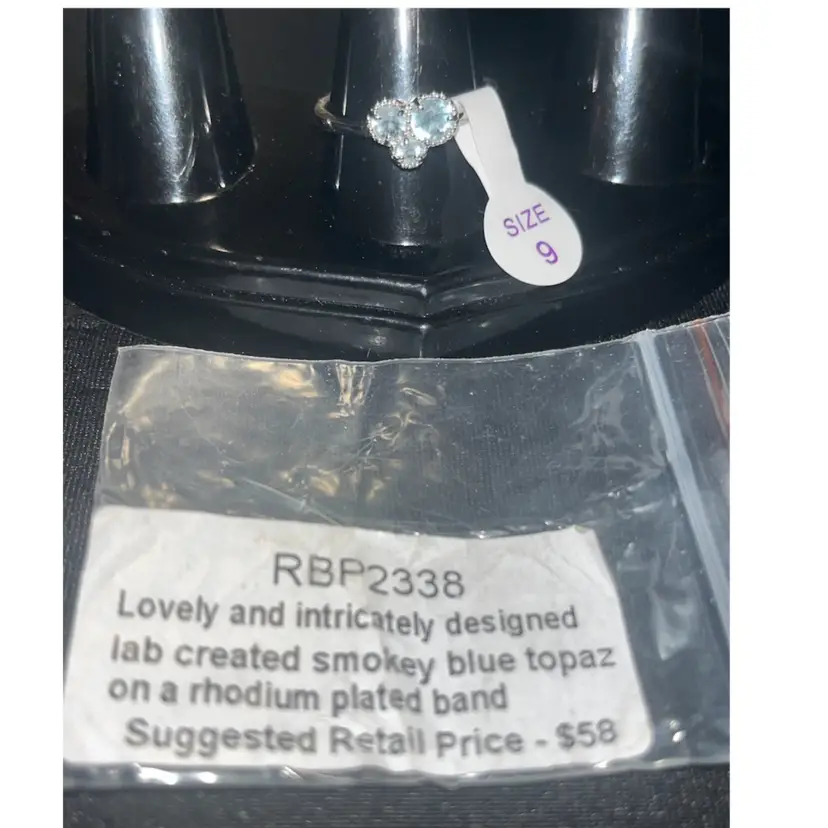 Bomb Party 2338 Size 9 Smokey Blue Topaz