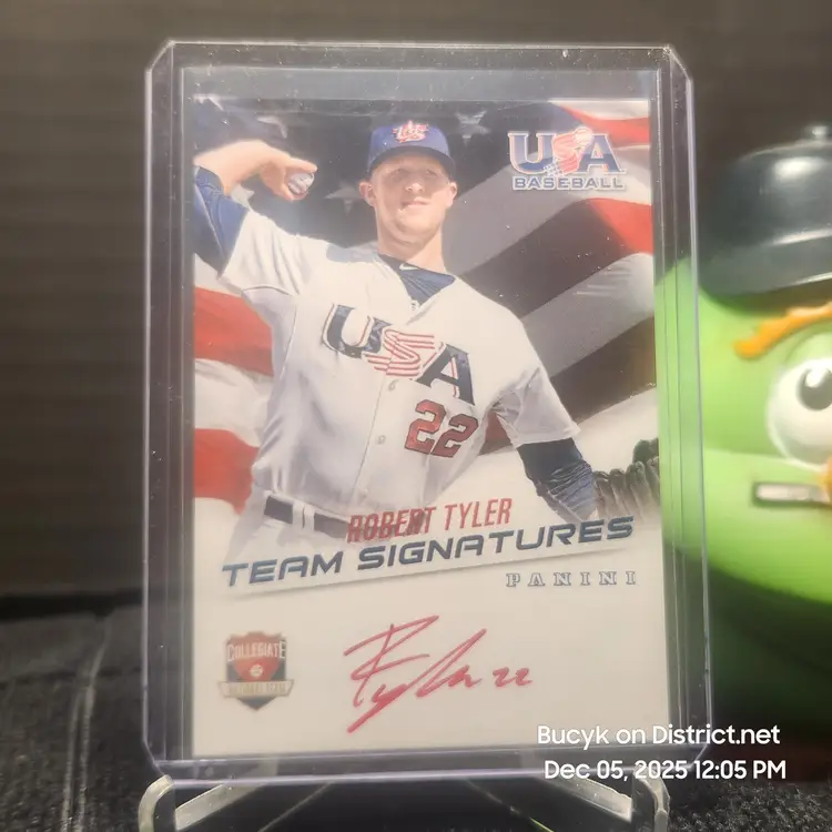 2015 Team USA Auto - Robert Tyler Colorado Rockies 14/25